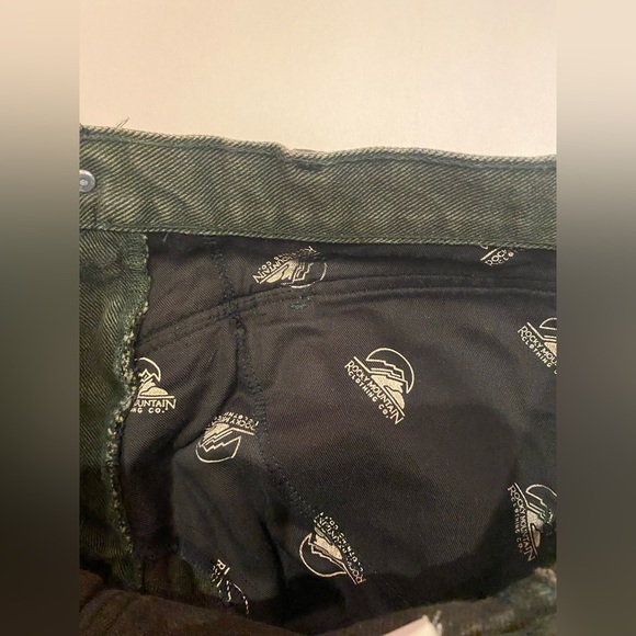 VINTAGE Rocky Mountain Woman’s Hunter  Green Rockies Jeans Size 28/7 - Picture 7 of 8